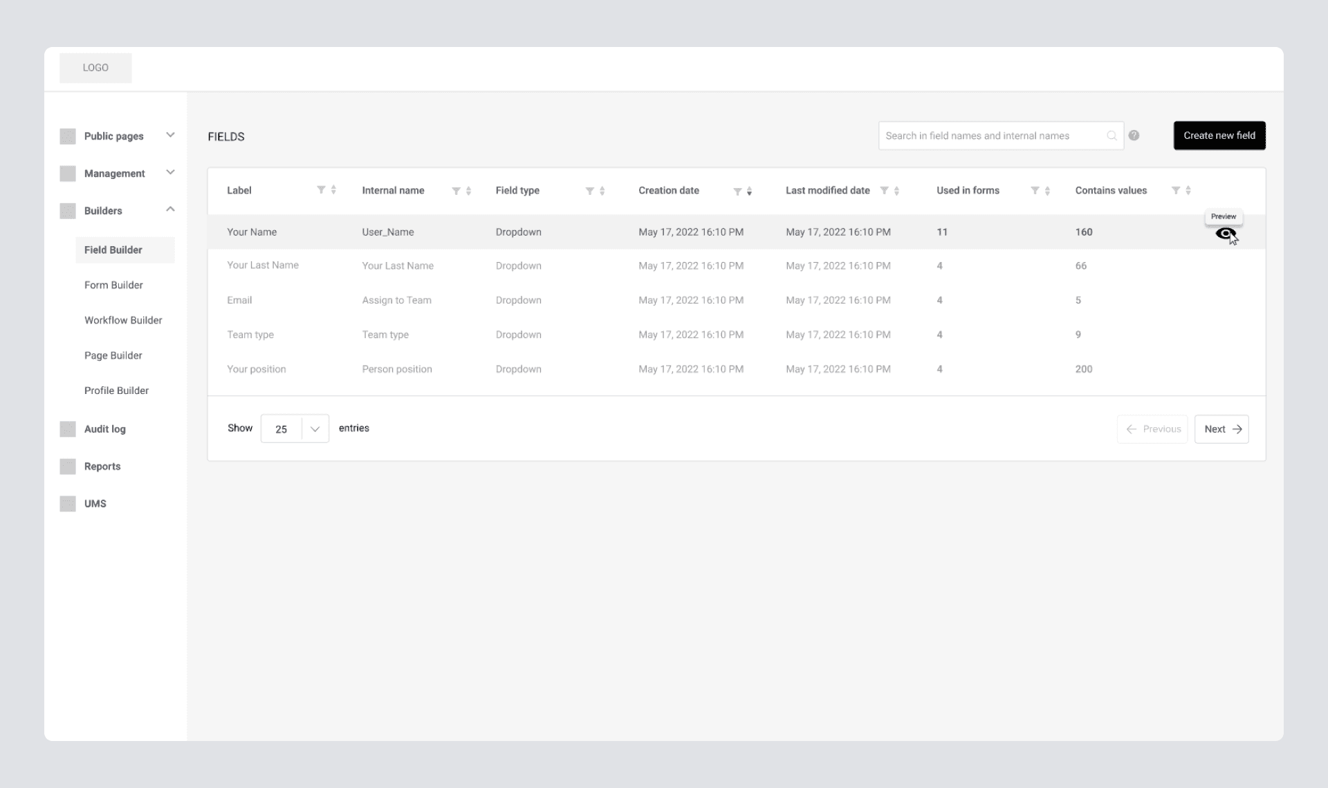 ERP Sketch - first version